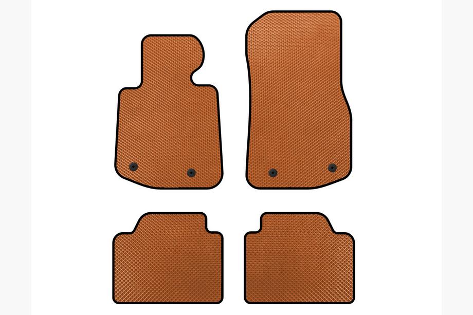 BMW 4 sērija F32/F33/F36 2012–2020 EVA paklājiņi V2 (oranži) Image