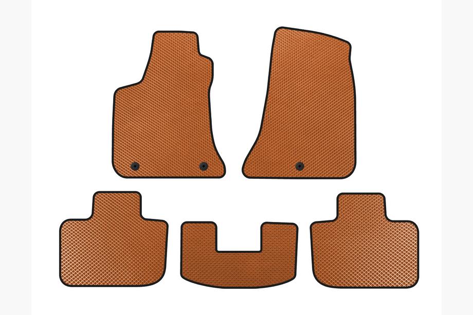 Chrysler C300 2011–2023 EVA V1 auto paklājiņi (Oranži) Image