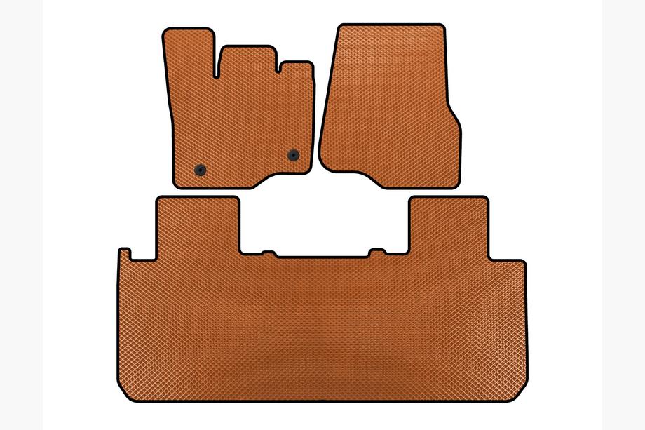 Ford F-150 2014–2021 EVA grīdas paklājiņi (Oranži) Image