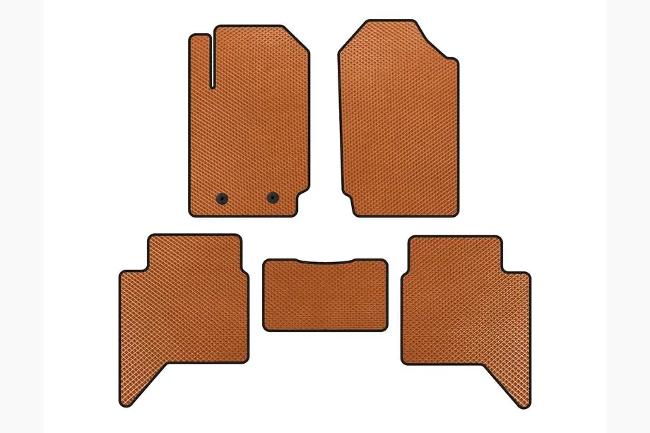 Ford Ranger 2011–2022 EVA grīdas paklājiņi (Oranži) Image