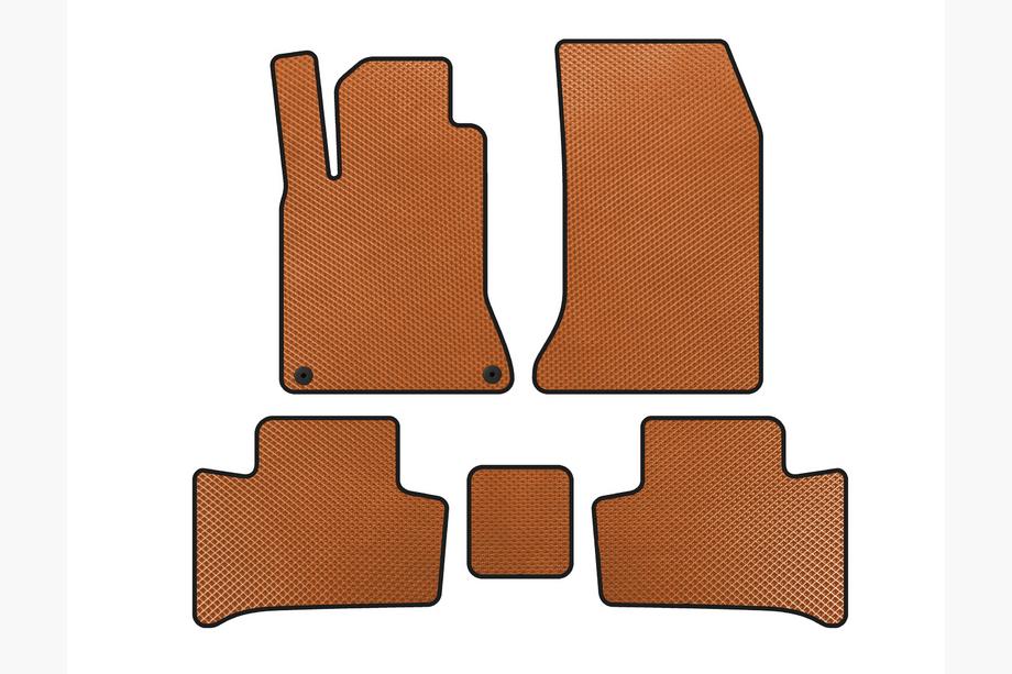 Mercedes B-class W246 2011–2018 EVA salona paklāji (2015-2018, Oranži) Foto 1