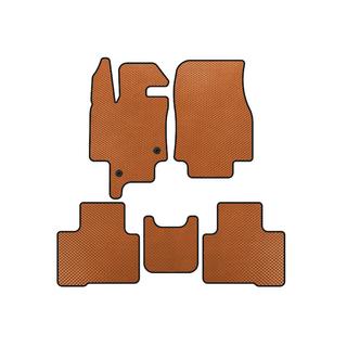 EVA salona paklāji (2 rindas, 7-vietīgs, oranžs)