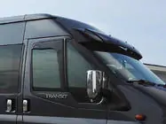 Ford Transit 2000–2014 Vējstikla vizieris (melns spīdīgs, 5 mm) foto 7