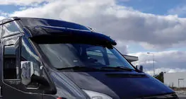 Ford Transit 2000–2014 Vējstikla vizieris (melns spīdīgs, 5 mm) foto 13