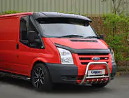 Ford Transit 2000–2014 Vējstikla vizieris (melns spīdīgs, 5 mm) foto 16