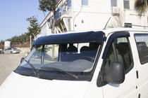 Ford Transit 1991–2000 Vējstikla vizieris (melns spīdīgs, 5 mm) foto 3