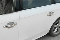Audi A4 B8 2007–2015 Durvju rokturu uzlikas (nerūsējošais tērauds) foto 5