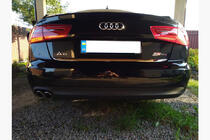 Audi A6 C7 2011–2017 Bagāžnieka malas uzlika (nerūsējošā tērauda) foto 3