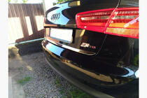 Audi A6 C7 2011–2017 Bagāžnieka malas uzlika (nerūsējošā tērauda) foto 2