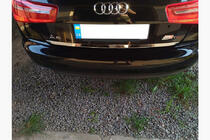 Audi A6 C7 2011–2017 Bagāžnieka malas uzlika (nerūsējošā tērauda) foto 1