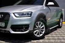 Audi Q3 2011–2019 Sānu sliekšņi Allmond (2 gab., alumīnijs) foto 3