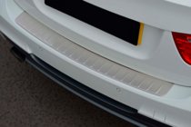BMW 3. sērija E90/E91 2005–2011 Aizmugurējā bufera uzlika (2006-2008, SW, nerūs. tērauds) foto 6