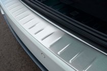 BMW 3. sērija E90/E91 2005–2011 Aizmugurējā bufera uzlika (2006-2008, SW, nerūs. tērauds) foto 3