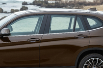 BMW X5 E70 2007–2013 Apakšējā logu apmale (6 gab., nerūsējošais tērauds) OmsaLine – itāļu nerūsējošais tērauds foto 1