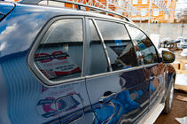 BMW X5 E70 2007–2013 Durvju statņu moldingi (nerūsējošais tērauds) foto 3