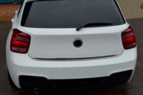 BMW 1. sērija F20/F21 2011–2019 Bagāžnieka malas uzlika (nerūsējošā tērauda) foto 4