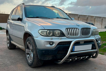 BMW X5 E53 1999–2006 Bullbar WT003 (nerūsējošais tērauds) foto 1