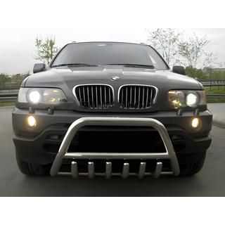 Bullbar WT003 (nerūsējošais tērauds) BMW X5 E53 1999–2006 foto 3