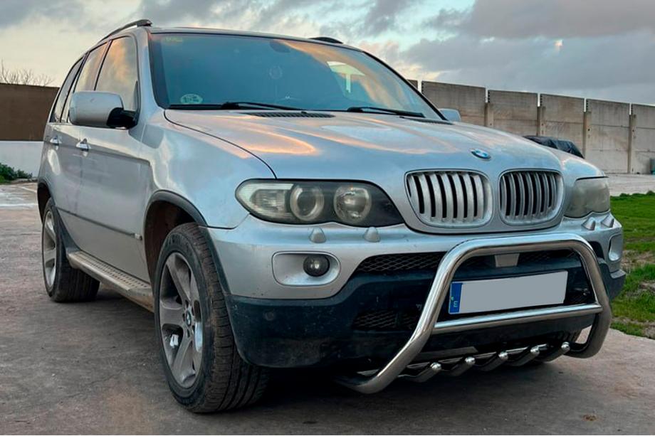 BMW X5 E53 1999–2006 Bullbar WT003 (nerūsējošais tērauds) Image