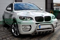 BMW X5 E70 2007–2013 Bullbar WT003 (nerūsējošais tērauds) foto 2