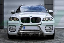 BMW X5 E70 2007–2013 Bullbar WT003 (nerūsējošais tērauds) foto 1
