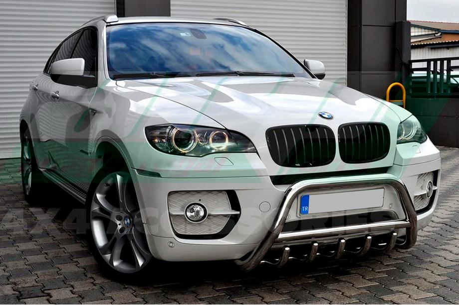BMW X5 E70 2007–2013 Bullbar WT003 (nerūsējošais tērauds) Foto 2