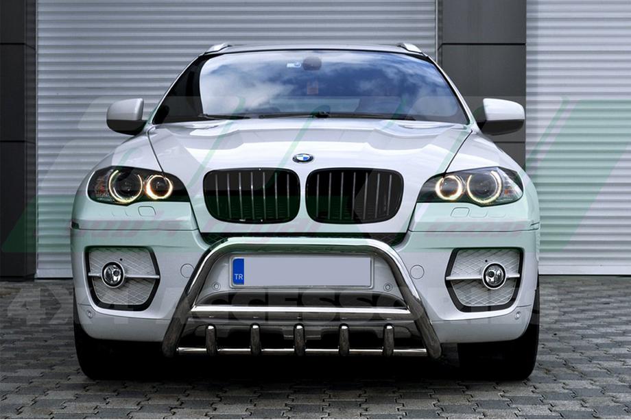 BMW X5 E70 2007–2013 Bullbar WT003 (nerūsējošais tērauds) Image