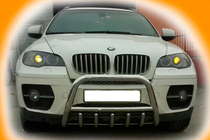 BMW X6 E71 2008–2014 Bullbar WT003 (nerūsējošais tērauds) 50 mm foto 4