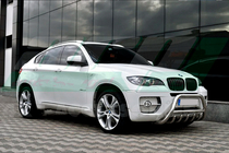 BMW X6 E71 2008–2014 Bullbar WT003 (nerūsējošais tērauds) 50 mm foto 2