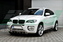 BMW X6 E71 2008–2014 Bullbar WT003 (nerūsējošais tērauds) 50 mm foto 3