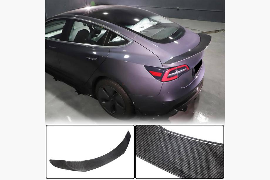 Tesla Model 3 2017– Spoileris V1 (2017-2023, oglekļa šķiedra) Image