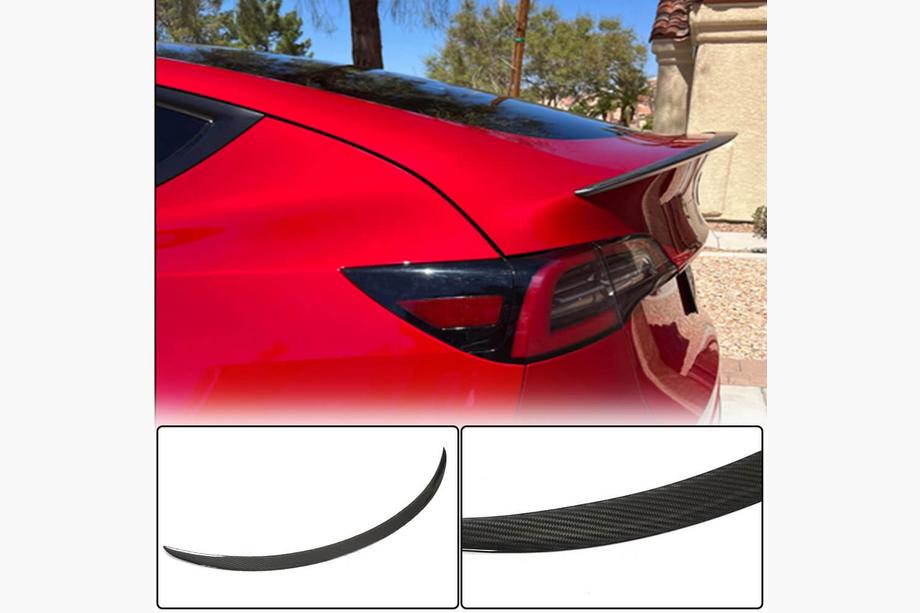 Tesla Model 3 2017– Spoileris V4 (2017-2023, oglekļa šķiedra) Image