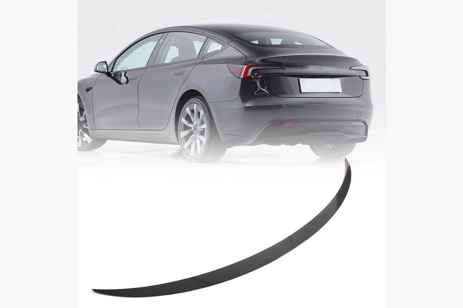 Tesla Model 3 2017– Spoileris V2 (2023+, karbons) Image