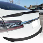 Tesla Model S 2012– Oglekļa šķiedras spoileris V7 (2012-2022) foto 1