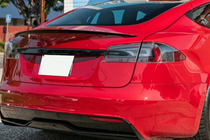Tesla Model S 2012– Spoileris V2 (oglekļa šķiedra) foto 15