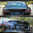 Tesla Model S 2012– Sausā karbona spoilers V9 (2012-2022) foto 3