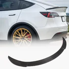 Tesla Model Y 2020– Spoileris V1 (2020-2025, oglekļa šķiedra) foto 1