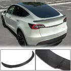 Tesla Model Y 2020– Spoileris V1 (2020-2025, oglekļa šķiedra) foto 2