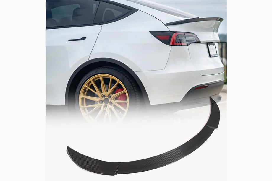 Tesla Model Y 2020– Spoileris V1 (2020-2025, oglekļa šķiedra) Image