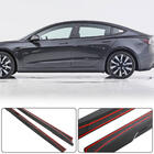 Tesla Model 3 2017– Sliekšņu uzlikas V1 (2017-2023, Carbon) foto 2