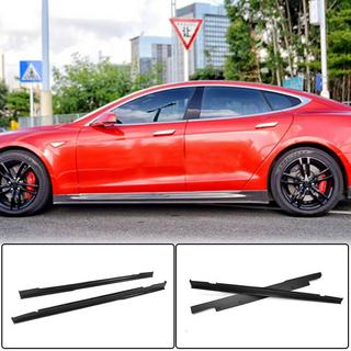 Sliekšņu uzlikas V1 (2014-2021, Karbons) Tesla Model S 2012– foto 1