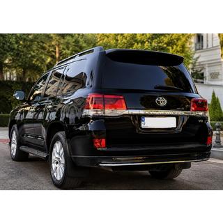 Aizmugurējā difuzora uzlika ar hromu 2016-2021 (Executive 2019/2021) Toyota Land Cruiser 200 2007–2021 foto 3