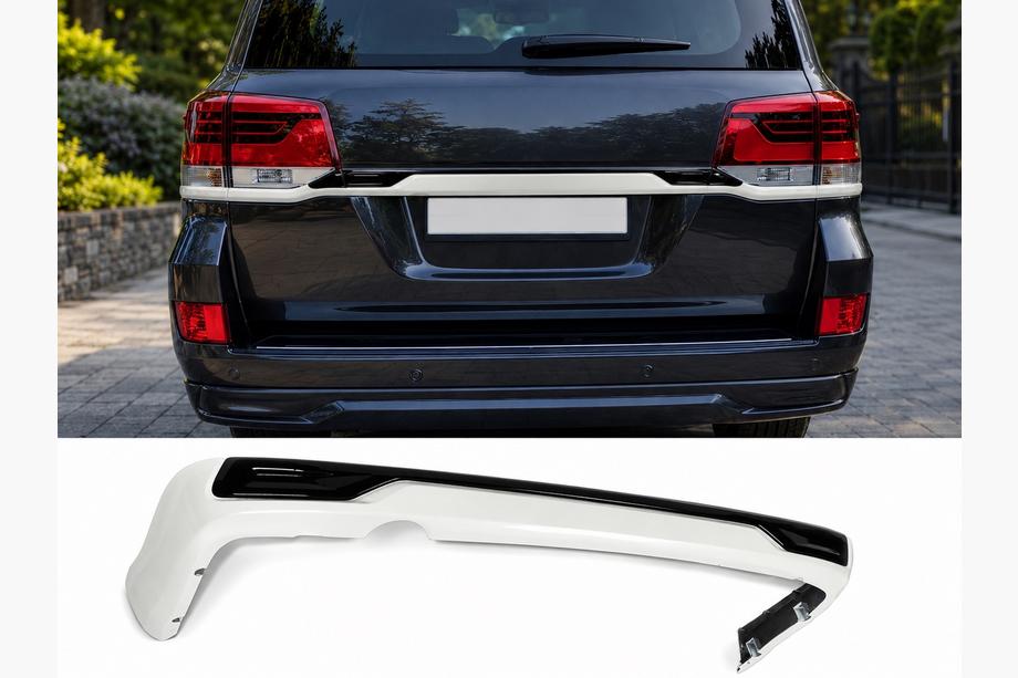 Toyota Land Cruiser 200 2007–2021 Aizmugurējais difuzors 2016-2021 (Executive 2016) Balta krāsa Image