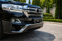 Toyota Land Cruiser 200 2007–2021 Priekšējā bampera lūpas spoilers 2016↗ (Executive 2016) foto 2