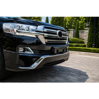Priekšējā bampera lūpas spoilers 2016↗ (Executive 2016) Toyota Land Cruiser 200 2007–2021 foto 2