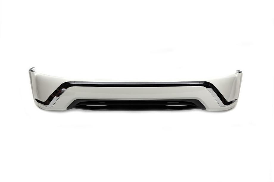 Toyota Land Cruiser 200 2007–2021 Priekšējā bampera lūpas spoilers 2016↗ (Executive 2016) Melna krāsa Foto 3
