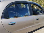 Chevrolet Lanos 1998–2017 Logu apmales (4 gab., nerūsējošais tērauds) foto 1