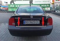 Volkswagen Passat B5 1997–2005 Bagāžnieka malas līste SD 1996-2001 (nerūsējošais tērauds) foto 1