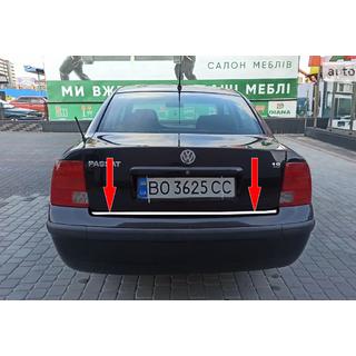 Bagāžnieka malas līste SD 1996-2001 (nerūsējošais tērauds) Volkswagen Passat B5 1997–2005 foto 1