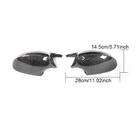 BMW 3. sērija E90/E91 2005–2011 V1 spoguļu vāciņi (E90/E91 2005-2008, E92/E93 2006-2009, oglekļa šķiedra) foto 10